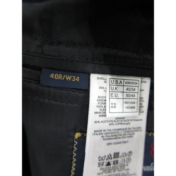 Brooks Brothers Sport Coat 40 Trabaldo Togna Fitzgerald Blazer Wool - Picture 14 of 16